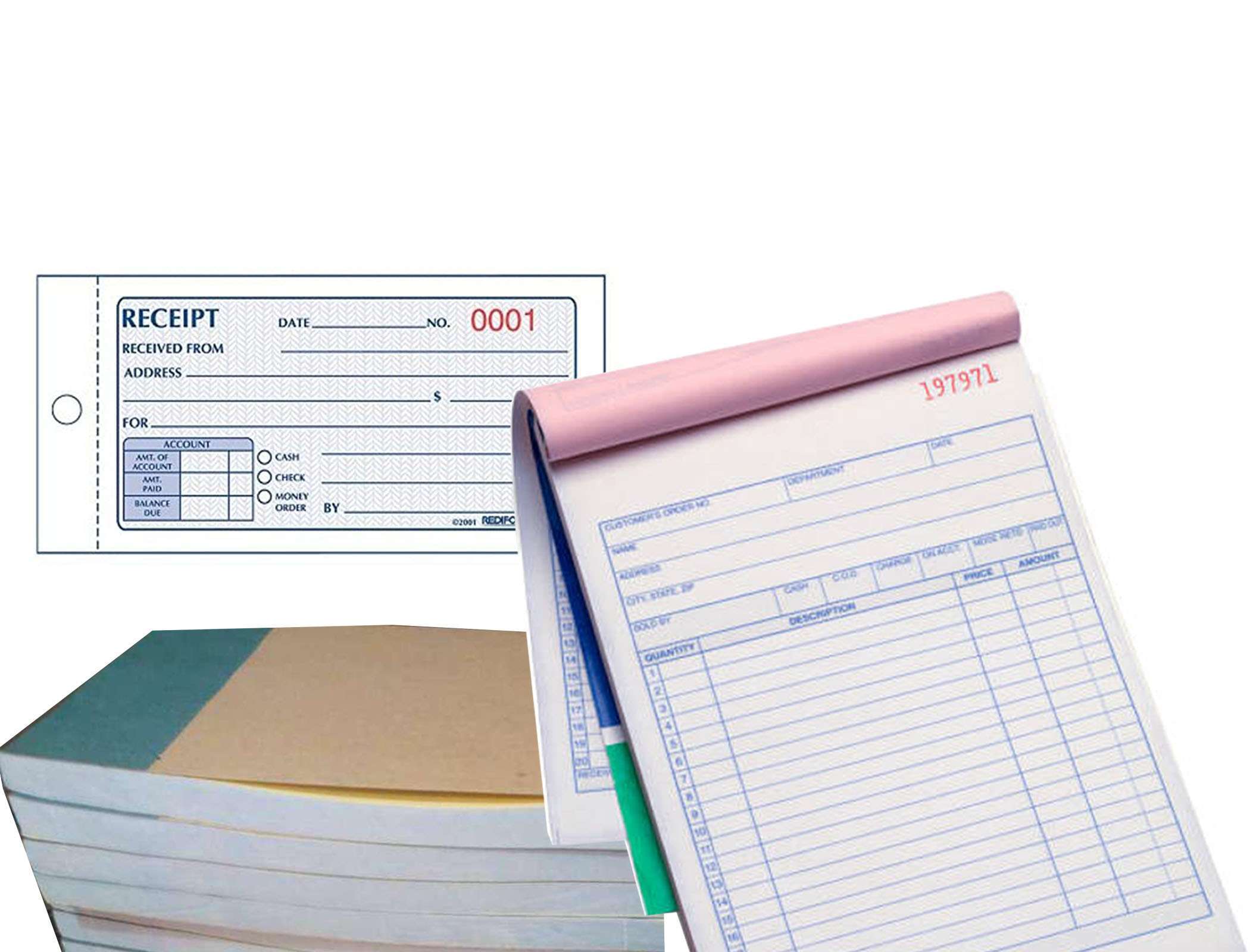 Custom Receipt Books